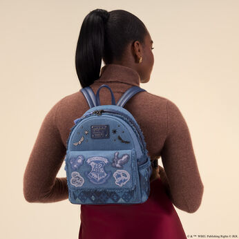 Harry Potter Hogwarts Denim Mini Backpack, Image 2